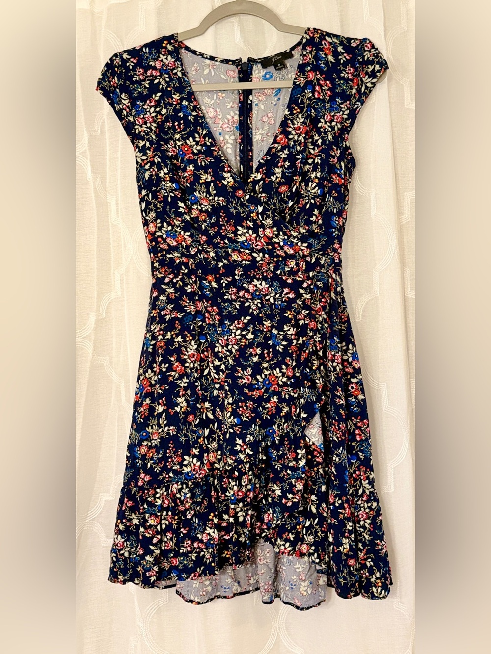 J.Crew Floral V-Neck Wrap Style Mini Dress | Size 0 🌙🌸